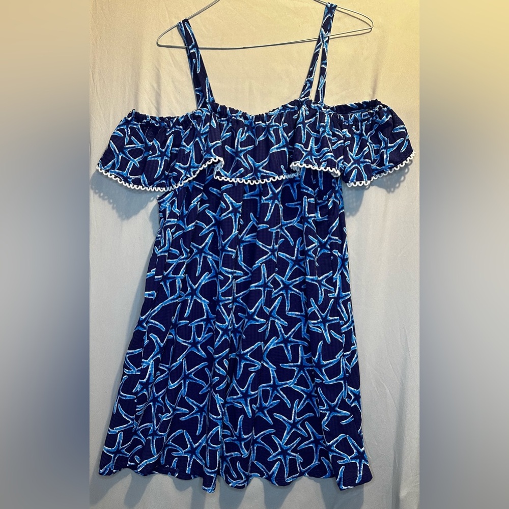 Crown & Ivy Blue Starfish XL dress
